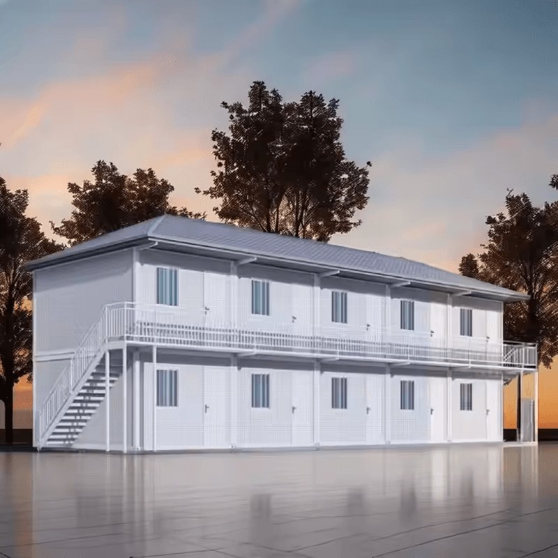 Stor sovsal Container Modular Prefabricerade hus
