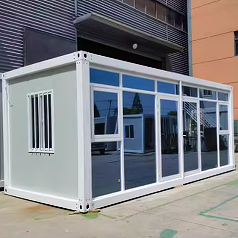 Envånings glascontainerhus Envånings glascontainerhus