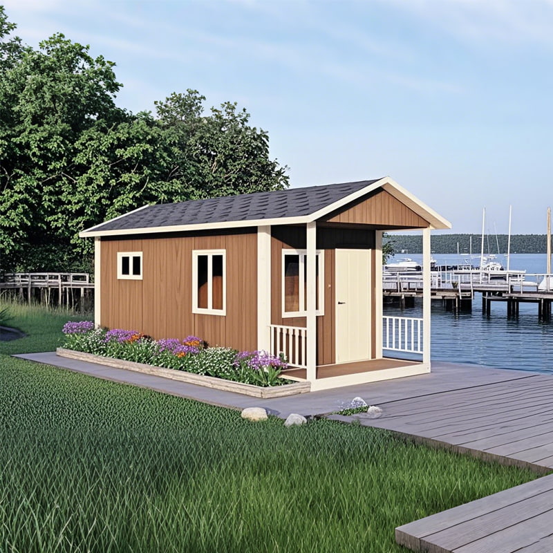 Pitch Roof Löstagbart containerhus